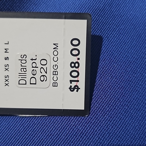 BCBGMaxazria Blue Pencil Skirt Size Small NWT - Picture 2 of 4